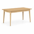Tavolo da pranzo in legno rovere chiaro 150x80x75 cm